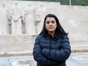 Anna Gabriel en Ginebra Anna Gabriel en Ginebra