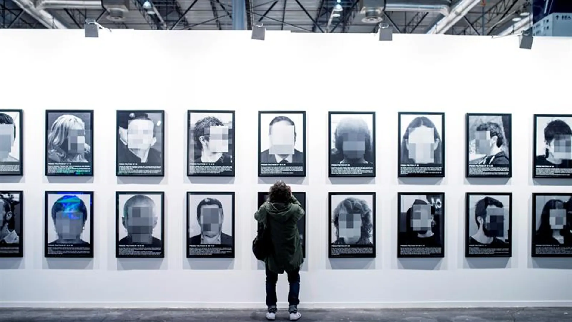 La obra 'Presos Políticos' expuesta en Arco La obra 'Presos Políticos' expuesta en Arco