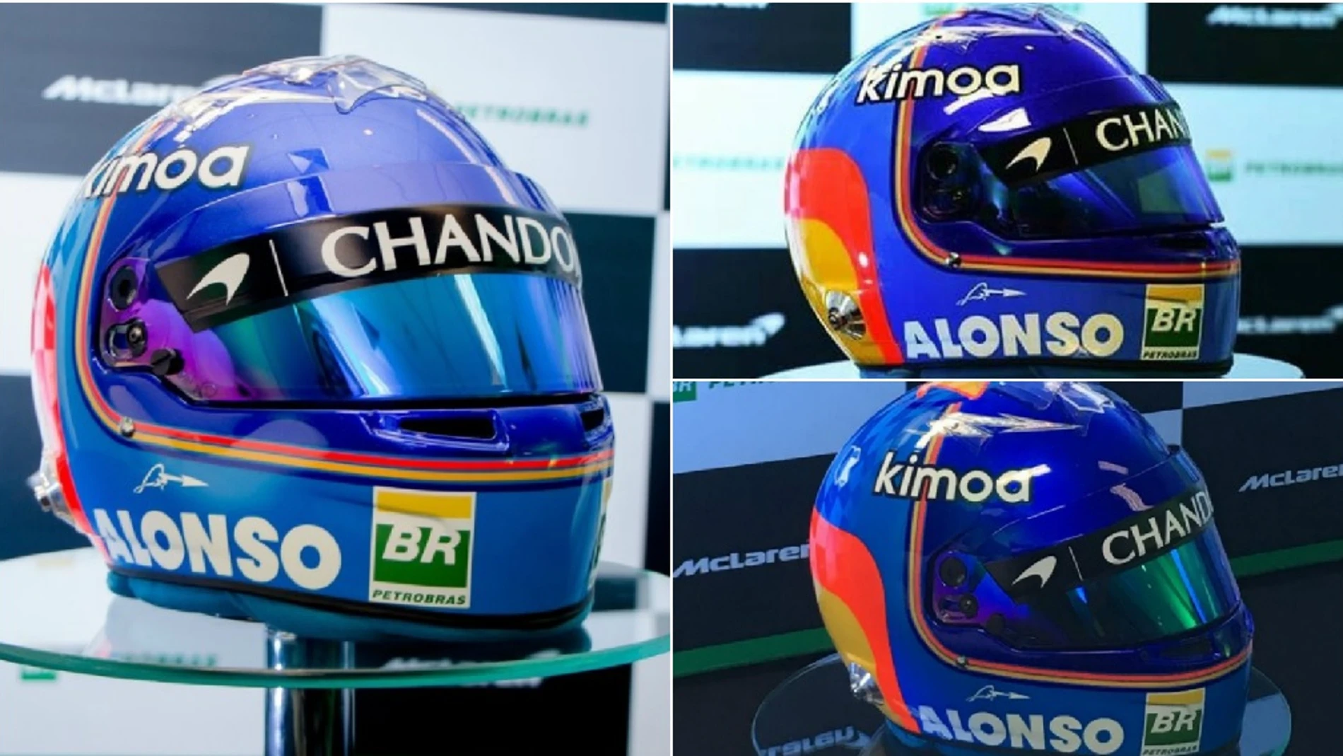El casco de Fernando Alonso para 2018