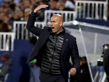 Zidane, en Butarque Zidane, en Butarque