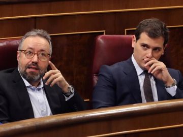 Albert Rivera y Juan Carlos Girauta en una imagen de archivo