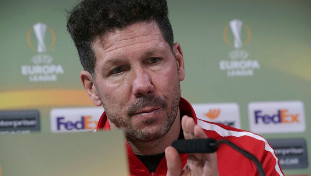 Simeone en rueda de prensa