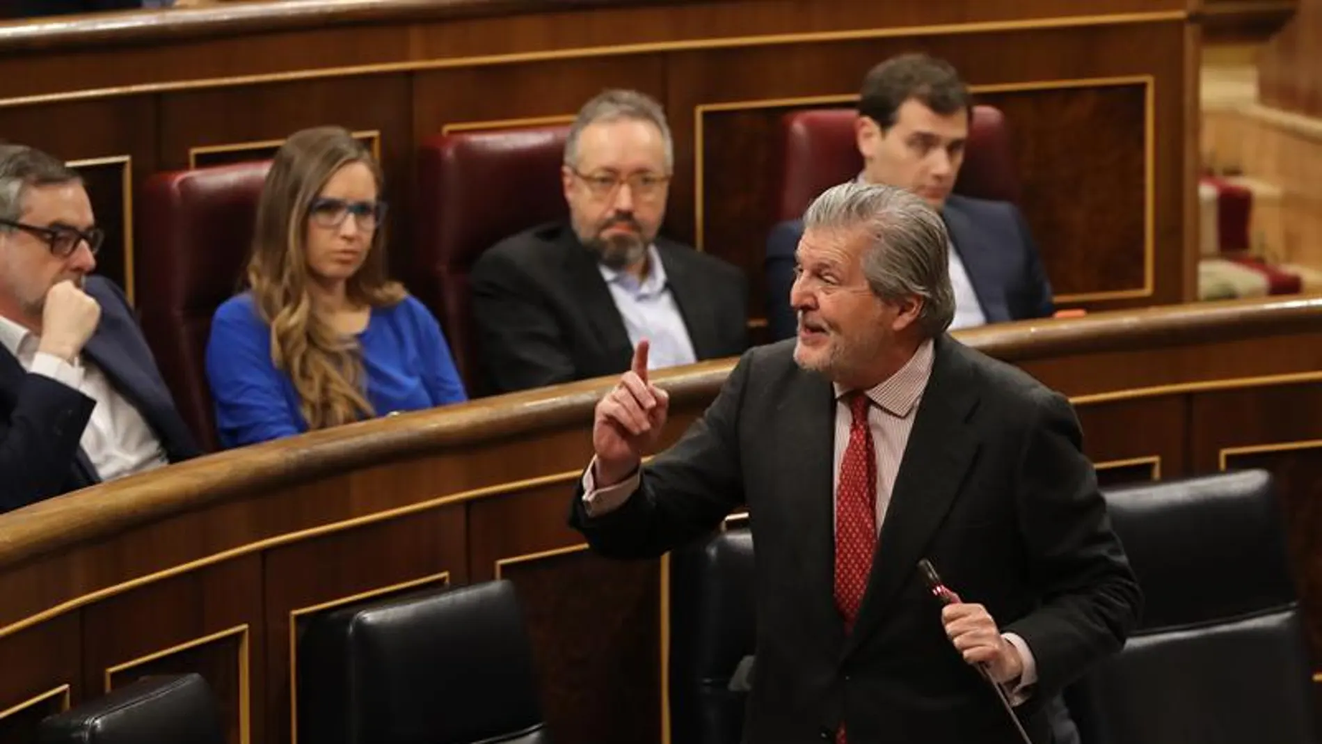 El ministro de Educación, Íñigo Méndez de Vigo El ministro de Educación, Íñigo Méndez de Vigo