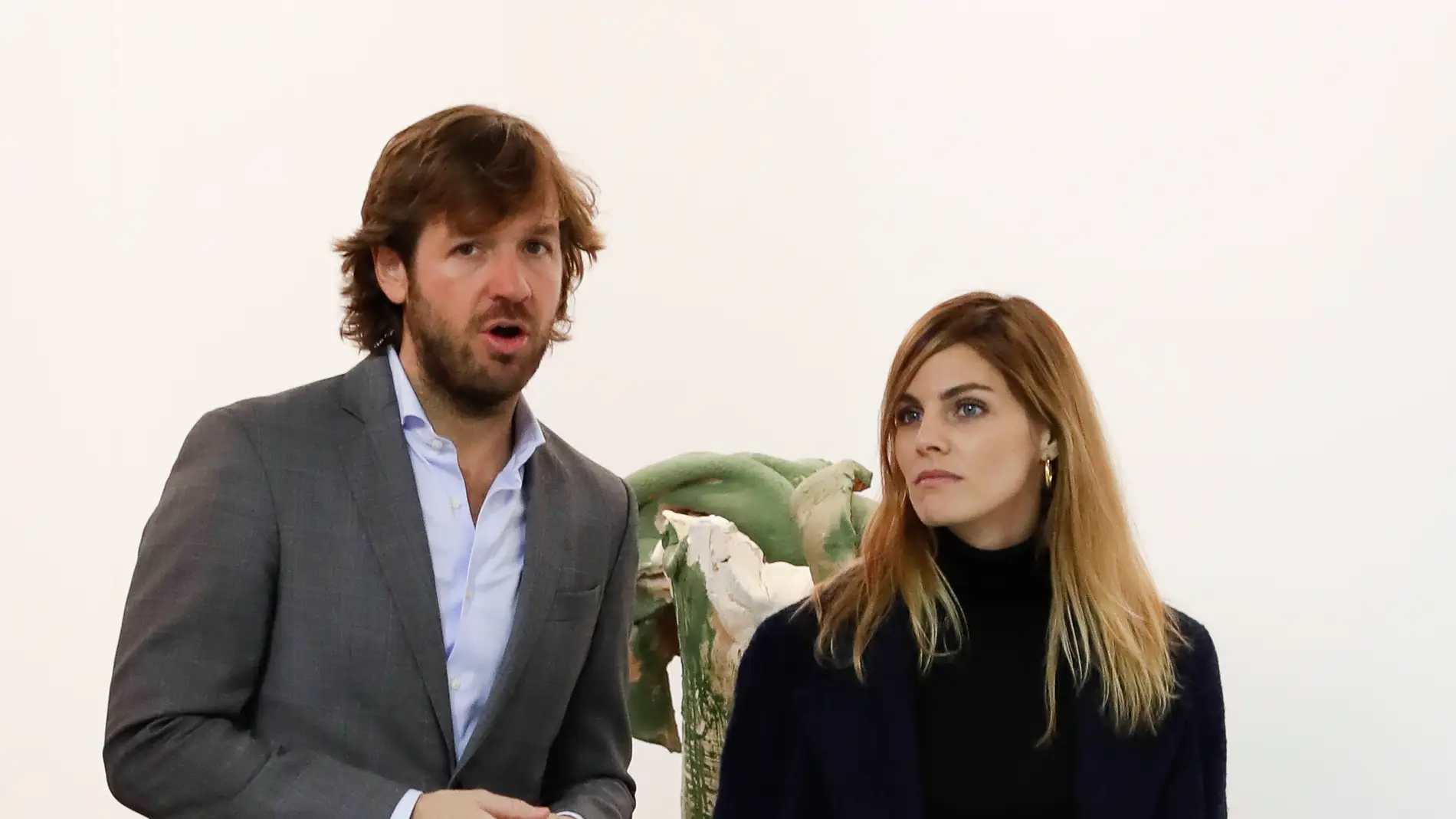 Amaia Salamanca y Rosauro Varo en la feria de ARCO