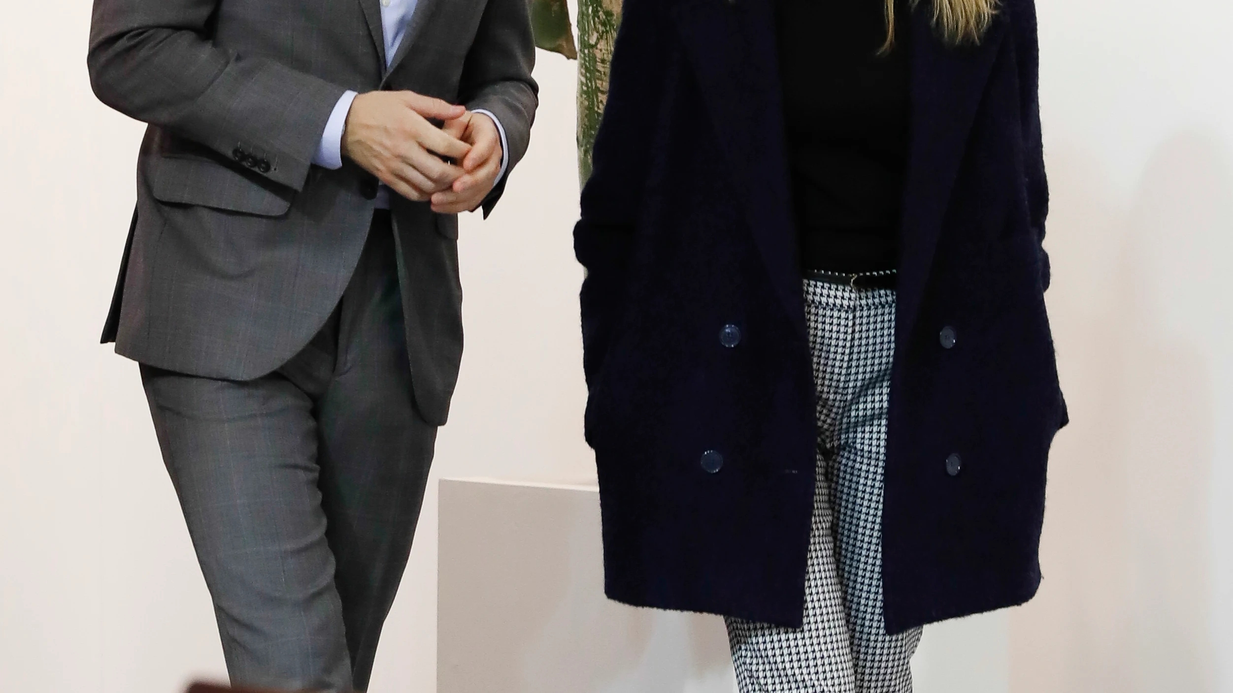 Amaia Salamanca y Rosauro Varo en la feria de ARCO La pareja no se perdió una cita de lo más artística