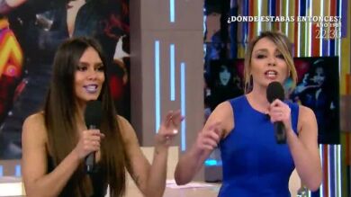 Así ha sido el primer ensayo de 'Lo malo' interpretado por Cristina Pedroche y Anna Simon para 'Tu cara me suena'