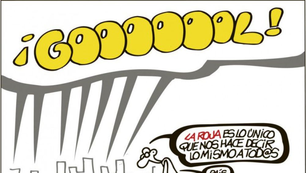 Viñeta de Forges sobre la selección española de fútbol