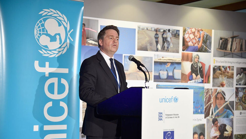El director ejecutivo adjunto de Unicef, Justin Forsyth