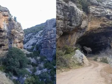 El yacimiento arqueológico de Chaves antes y después de la intervención del empresario El yacimiento arqueológico de Chaves antes y después de la intervención del empresario