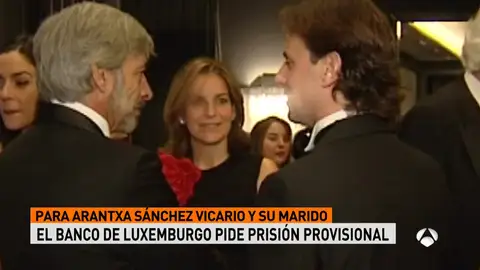 El Banco de Luxemburgo pide prisión provisional para Arantxa Sánchez Vicario y su marido El Banco de Luxemburgo pide prisión provisional para Arantxa Sánchez Vicario y su marido