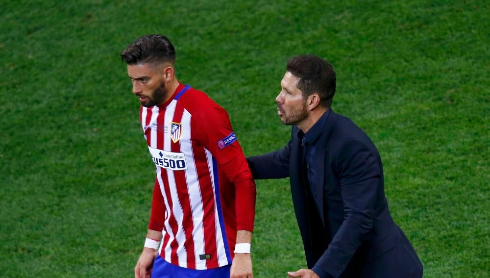 Carrasco y el 'Cholo' Simeone