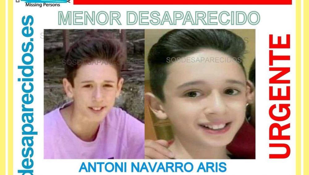 Menor desaparecido en Barcelona
