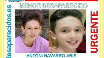 Menor desaparecido en Barcelona