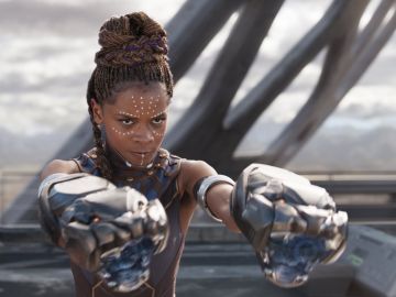 Letitia Wright es Shuri en 'Black Panther'