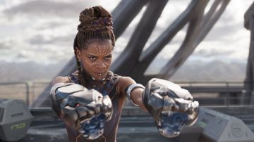 Letitia Wright es Shuri en 'Black Panther'