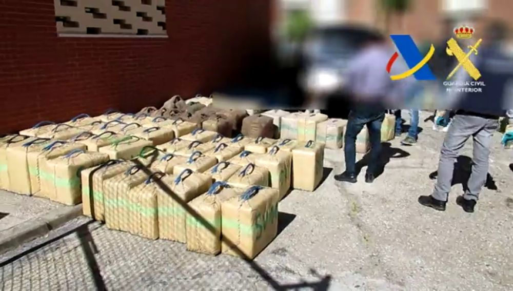 La Policía Nacional incauta 8 toneladas de hachís