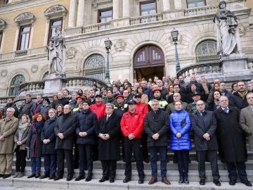Concentración en Bilbao tras las incidentes cerca de San Mamés Concentración en Bilbao tras las incidentes cerca de San Mamés