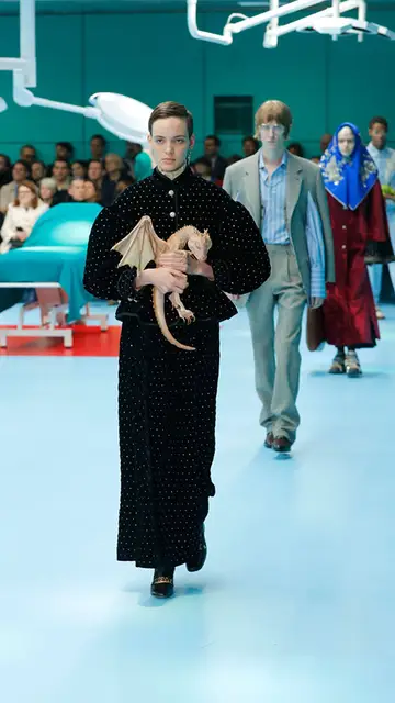 Desfile de Gucci en Milan Fashion Week Desfile de Gucci en Milan Fashion Week