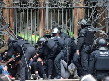 Protesta en el TSJC Protesta en el TSJC