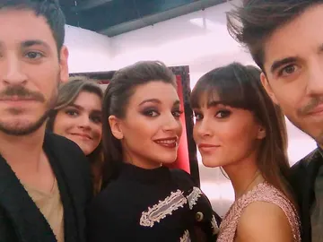 Cepeda, Amaia, Ana Guerra, Aitana y Roi Cepeda, Amaia, Ana Guerra, Aitana y Roi