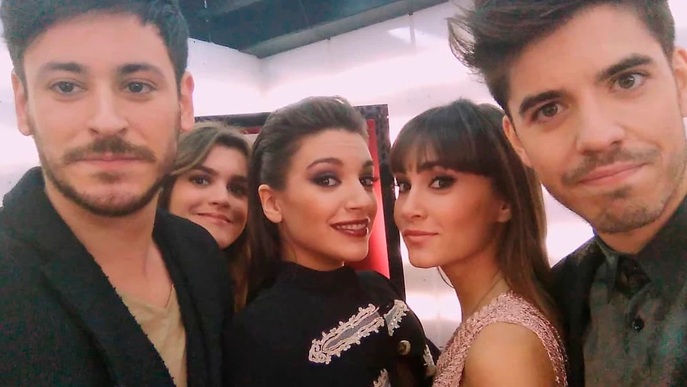 Cepeda, Amaia, Ana Guerra, Aitana y Roi Cepeda, Amaia, Ana Guerra, Aitana y Roi