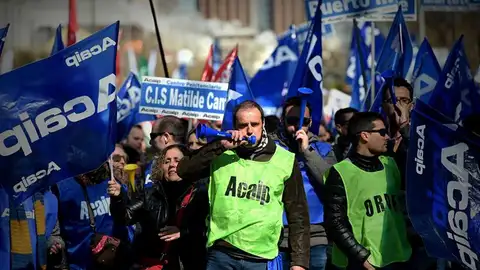 Funcionarios de prisiones se manifiestan en Madrid Funcionarios de prisiones se manifiestan en Madrid