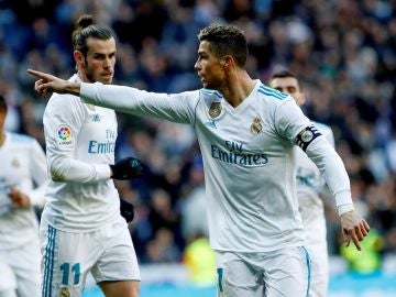 Cristiano celebra el 1-0 ante el Alavés