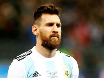 Messi, con Argentina