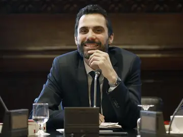 El presidente del Parlament, Roger Torrent El presidente del Parlament, Roger Torrent