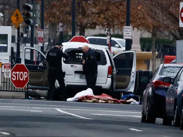 Una furgoneta se estrella contra la Casa Blanca Una furgoneta se estrella contra la Casa Blanca
