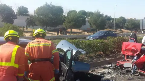 Accidente de coche en Paterna Accidente de coche en Paterna