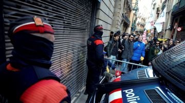 Manifestaciones contra la presencia de Felipe VI en Barcelona