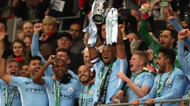 El Manchester City de Guardiola, campeón de la Copa de la Liga ante el Arsenal