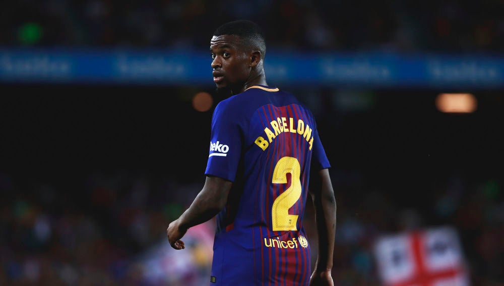 Nelson Semedo, en un partido con el Barcelona