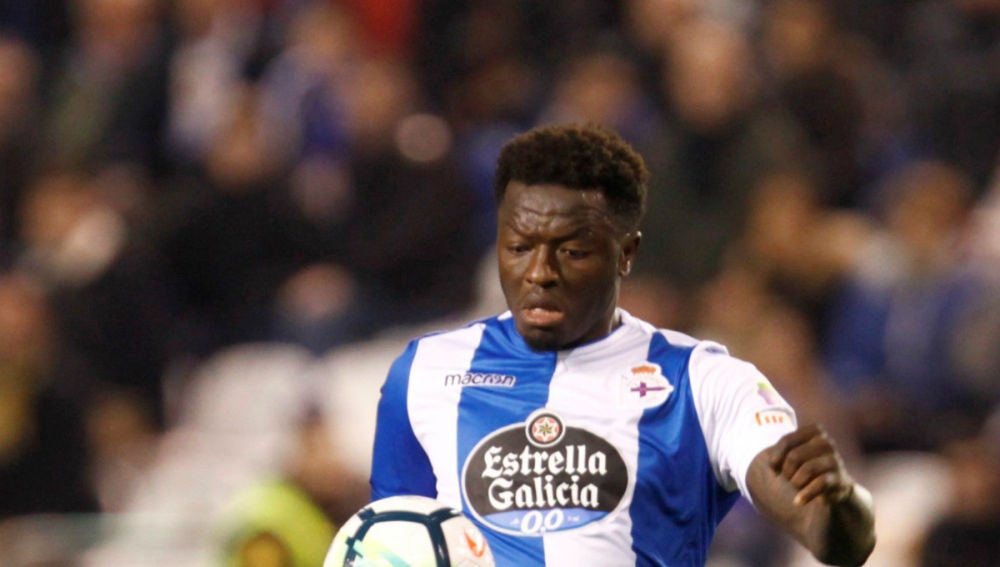 Muntari, con el Deportivo