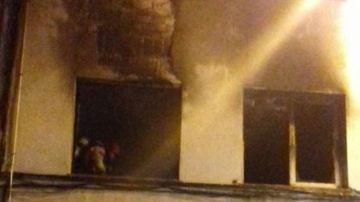 Incendio en un piso de Santa Coloma de Gramenet