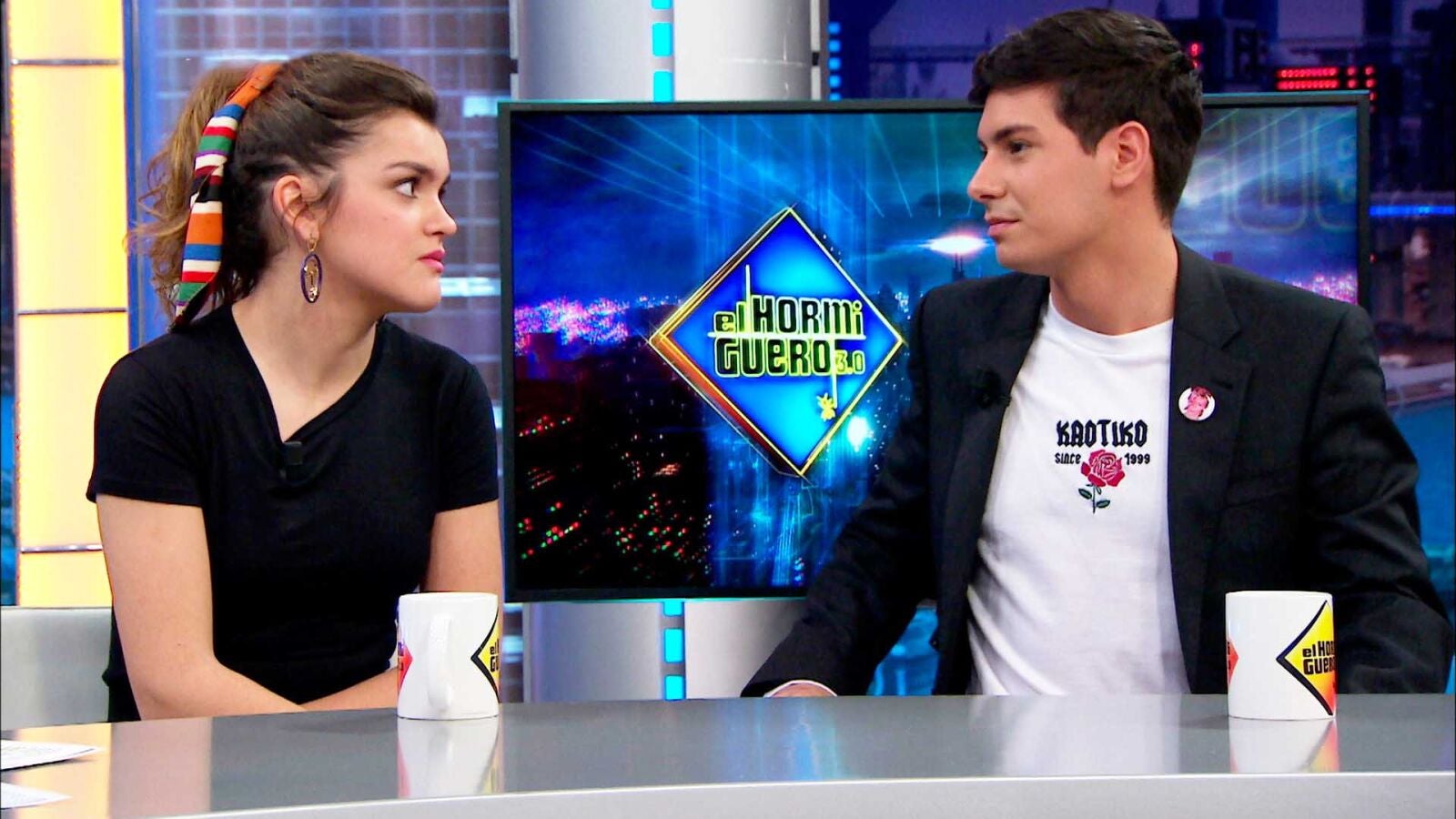 Amaia y Alfred 'se ofenden' en 'El Hormiguero 3.0' por la pregunta de Pablo Motos sobre su historia de amor
