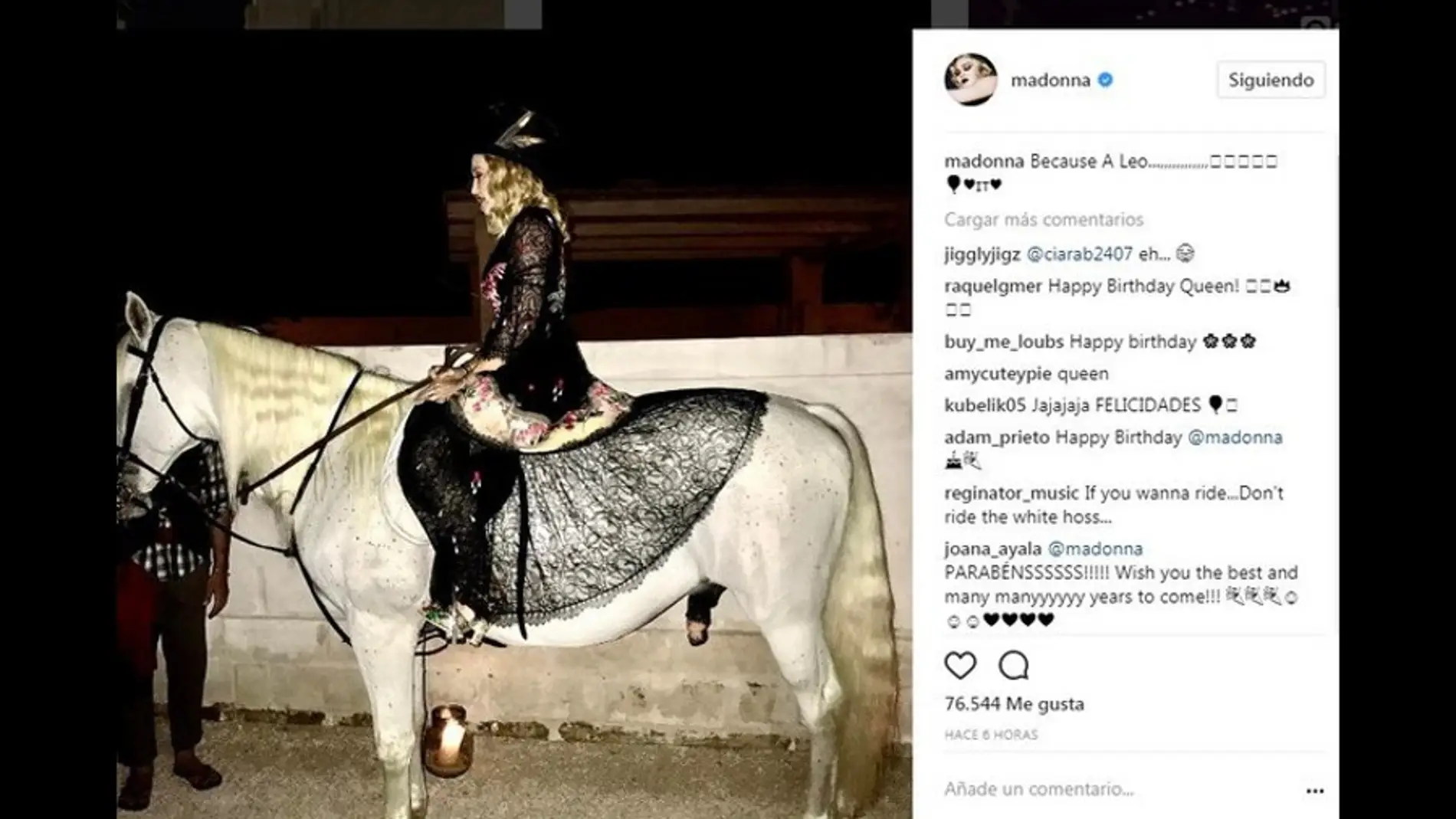 Instagram de Madonna