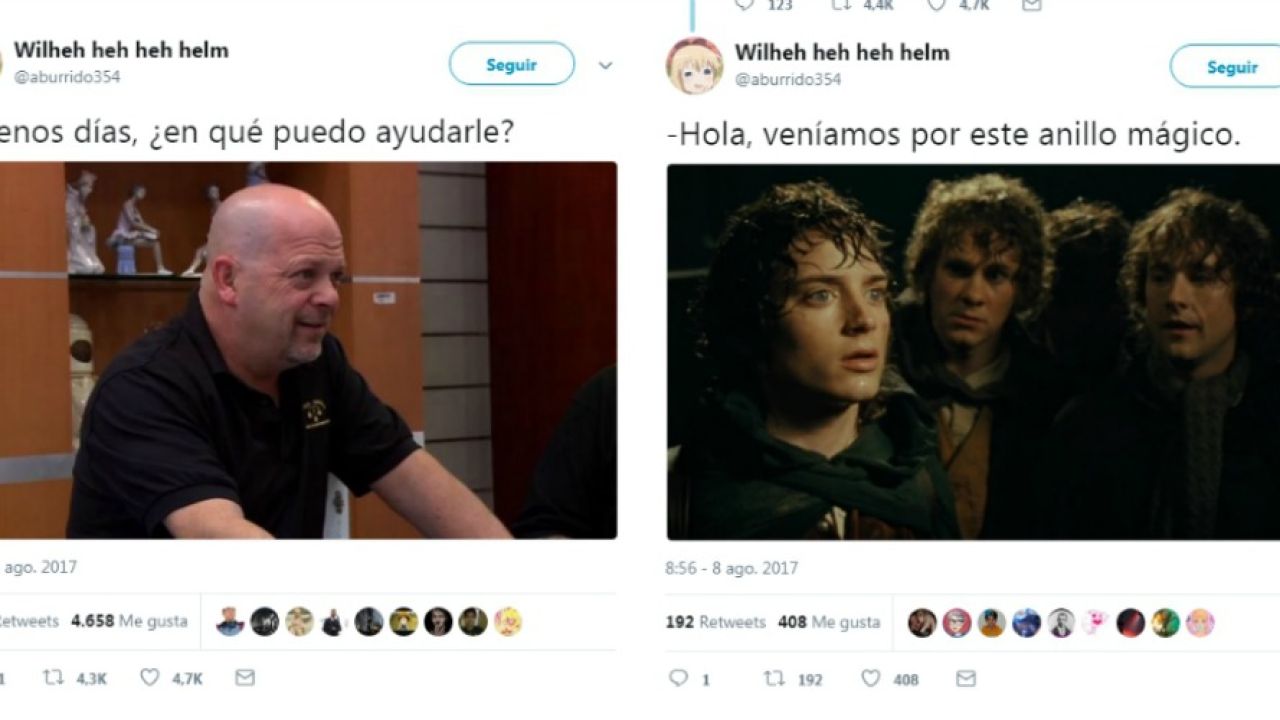 El Mejor Hilo De Twitter En Mucho Tiempo Frodo Va A La Casa De Empenos A Vender El Anillo De Sauron