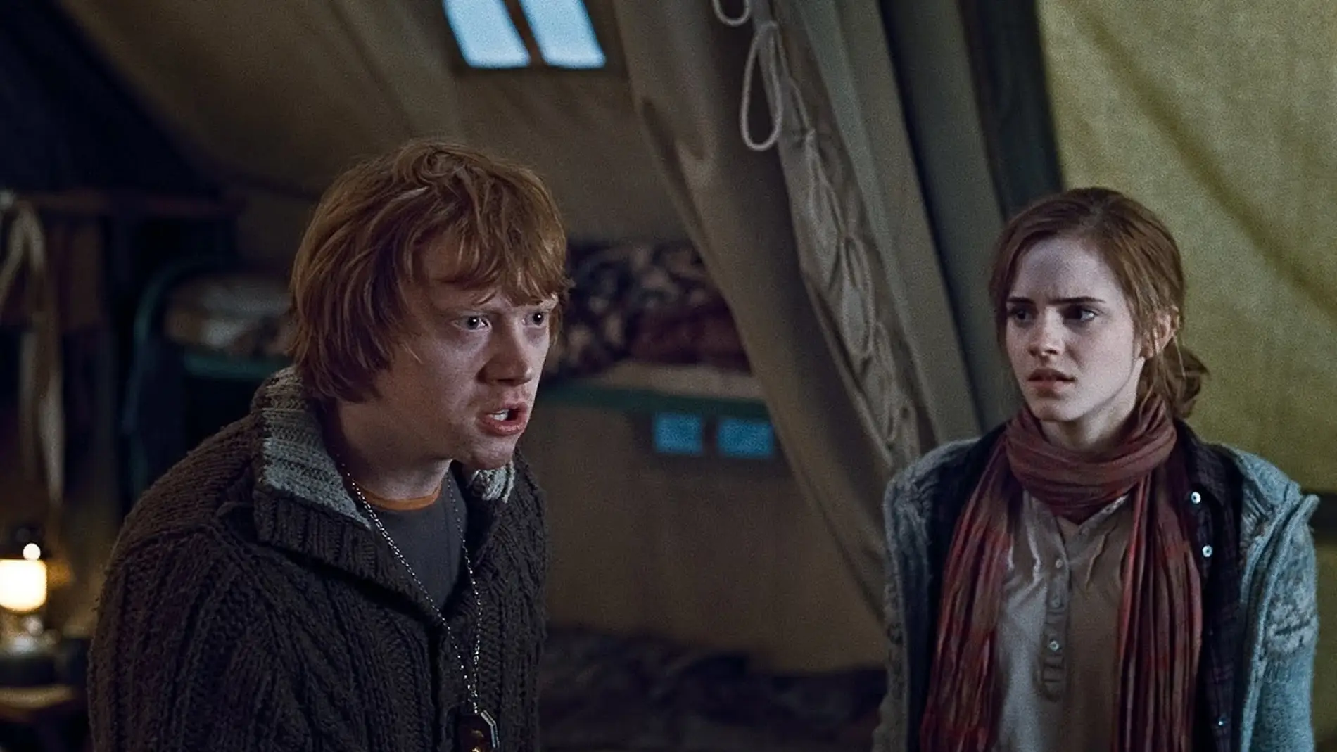 Ron Weasley con problemitas en 'Las Reliquias de la Muerte'