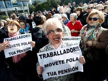 Manifestación del Movimiento Gallego por la Defensa de las Pensiones Públicas