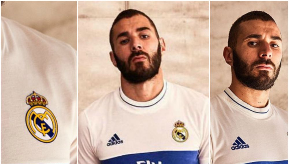 Benzema anuncia la nueva camiseta del Real Madrid
