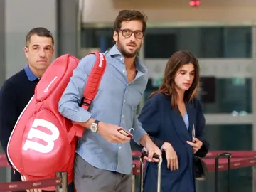 Feliciano López y Sandra Gago Feliciano López y Sandra Gago