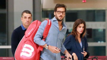 Feliciano López y Sandra Gago
