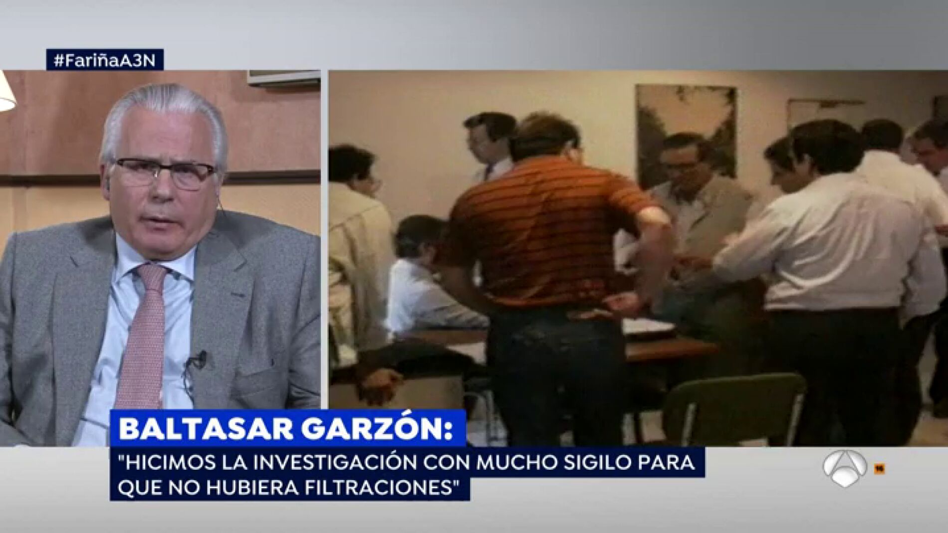 El juez Baltasar Garz&oacute;n