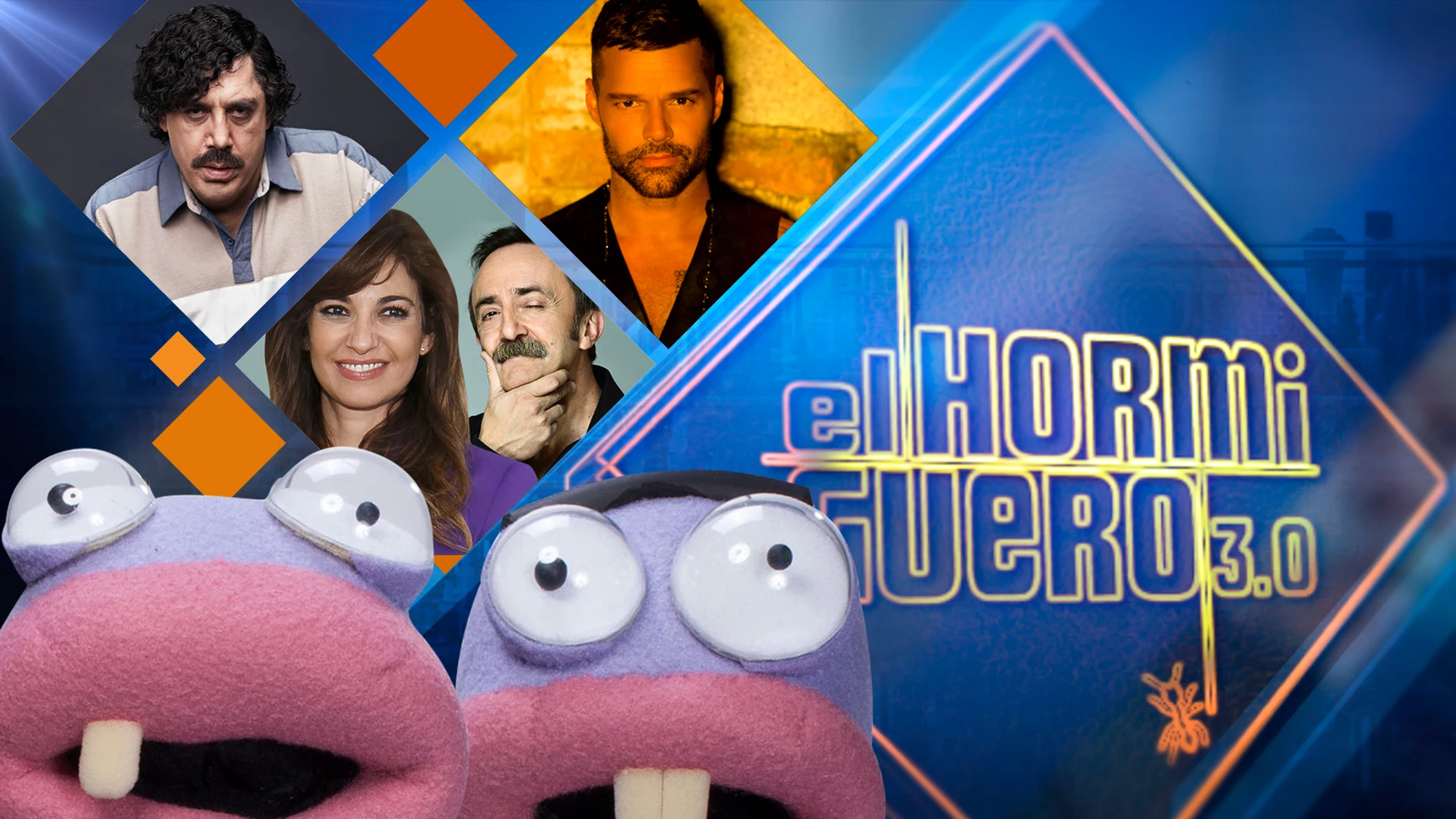 Javier Bardem, Mariló Montero y Santi Rodríguez, y Ricky Martin se divertirán la próxima semana en 'El Hormiguero 3.0'