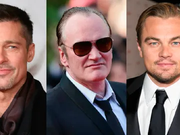 Leonardo Dicaprio, Brad Pitt y Tarantino, juntos en la misma película Leonardo Dicaprio, Brad Pitt y Tarantino, juntos en la misma película