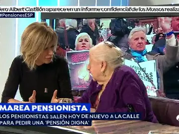 Paquita, sobre las pensiones: "Nos movemos porque los jóvenes que vienen detrás puedan conseguir una pensión" Paquita, sobre las pensiones: "Nos movemos porque los jóvenes que vienen detrás puedan conseguir una pensión"