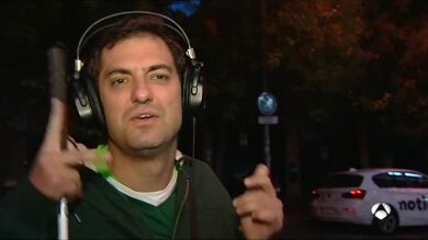 Adalberto, aficionado ciego del Betis: 