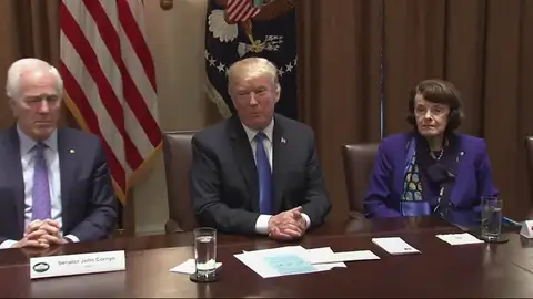 Trump se distancia de la Asociación del Rifle en el debate sobre las armas Trump se distancia de la Asociación del Rifle en el debate sobre las armas